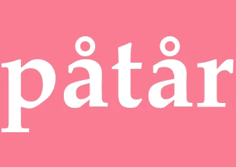 Synonym påtår