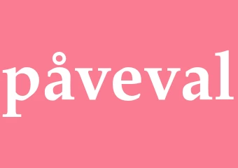 Synonym påveval