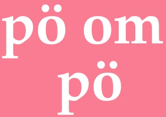 Synonym pö om pö