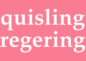 Synonym quislingregering
