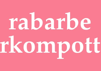 Synonym rabarberkompott