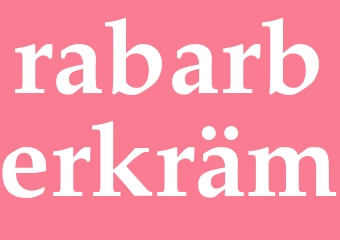 Synonym rabarberkräm