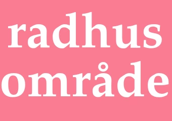 Synonym radhusområde