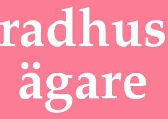 Synonym radhusägare