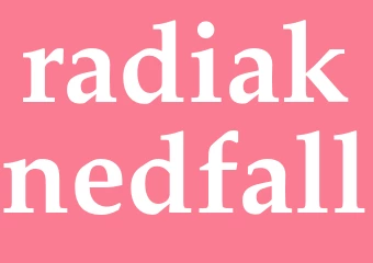 Synonym radiaknedfall
