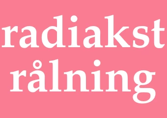 Synonym radiakstrålning
