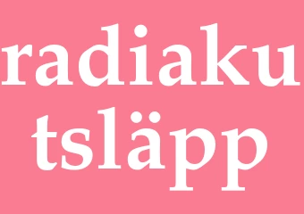 Synonym radiakutsläpp