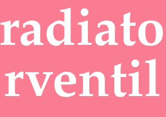 Synonym radiatorventil