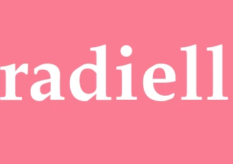 Synonym radiell
