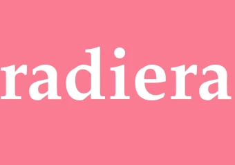 Synonym radiera