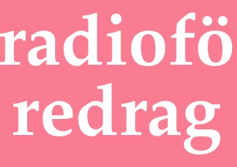 Synonym radioföredrag