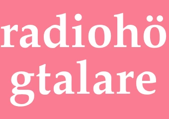 Synonym radiohögtalare