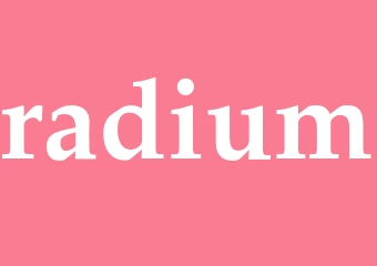 Synonym radium