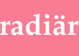 Synonym radiär