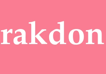 Synonym rakdon