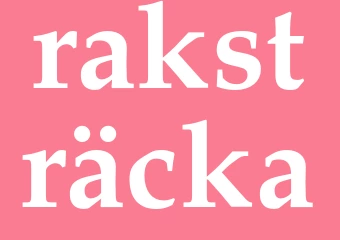 Synonym raksträcka