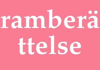Synonym ramberättelse