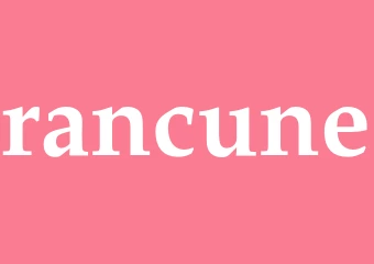 Synonym rancune