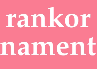 Synonym rankornament