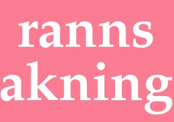 Synonym rannsakning