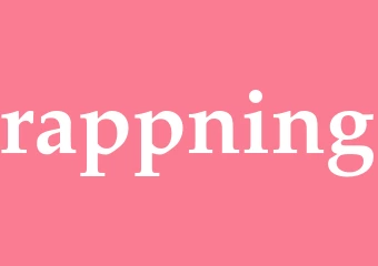 Synonym rappning