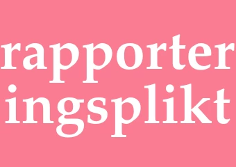 Synonym rapporteringsplikt