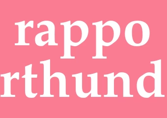 Synonym rapporthund