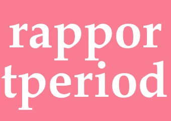 Synonym rapportperiod
