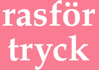 Synonym rasförtryck