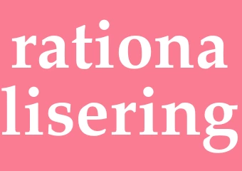 Synonym rationalisering