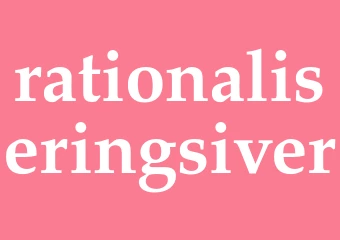 Synonym rationaliseringsiver