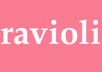 Synonym ravioli