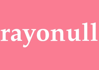 Synonym rayonull