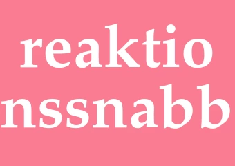 Synonym reaktionssnabb