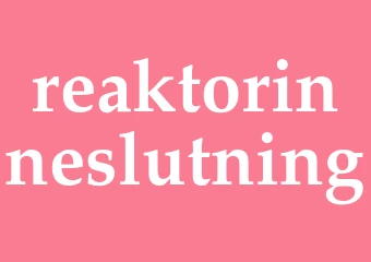 Synonym reaktorinneslutning