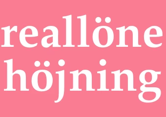 Synonym reallönehöjning