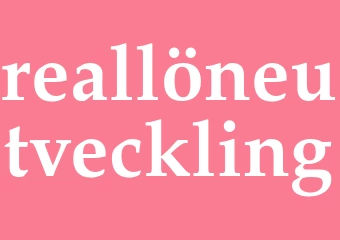 Synonym reallöneutveckling