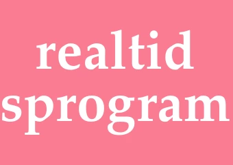 Synonym realtidsprogram
