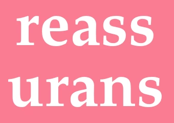 Synonym reassurans