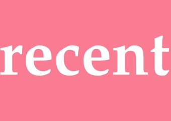 Synonym recent
