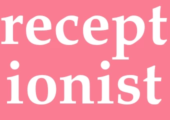 Synonym receptionist