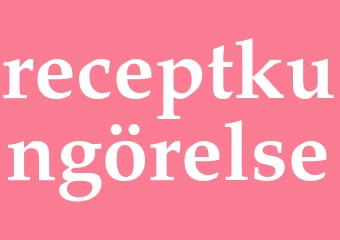 Synonym receptkungörelse