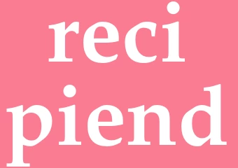 Synonym recipiend