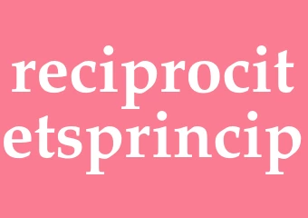 Synonym reciprocitetsprincip