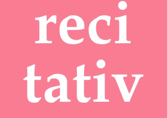 Synonym recitativ