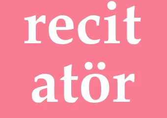 Synonym recitatör