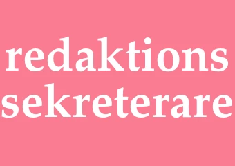 Synonym redaktionssekreterare