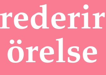 Synonym rederirörelse
