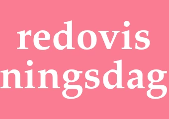 Synonym redovisningsdag