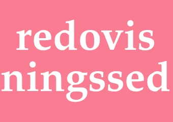 Synonym redovisningssed